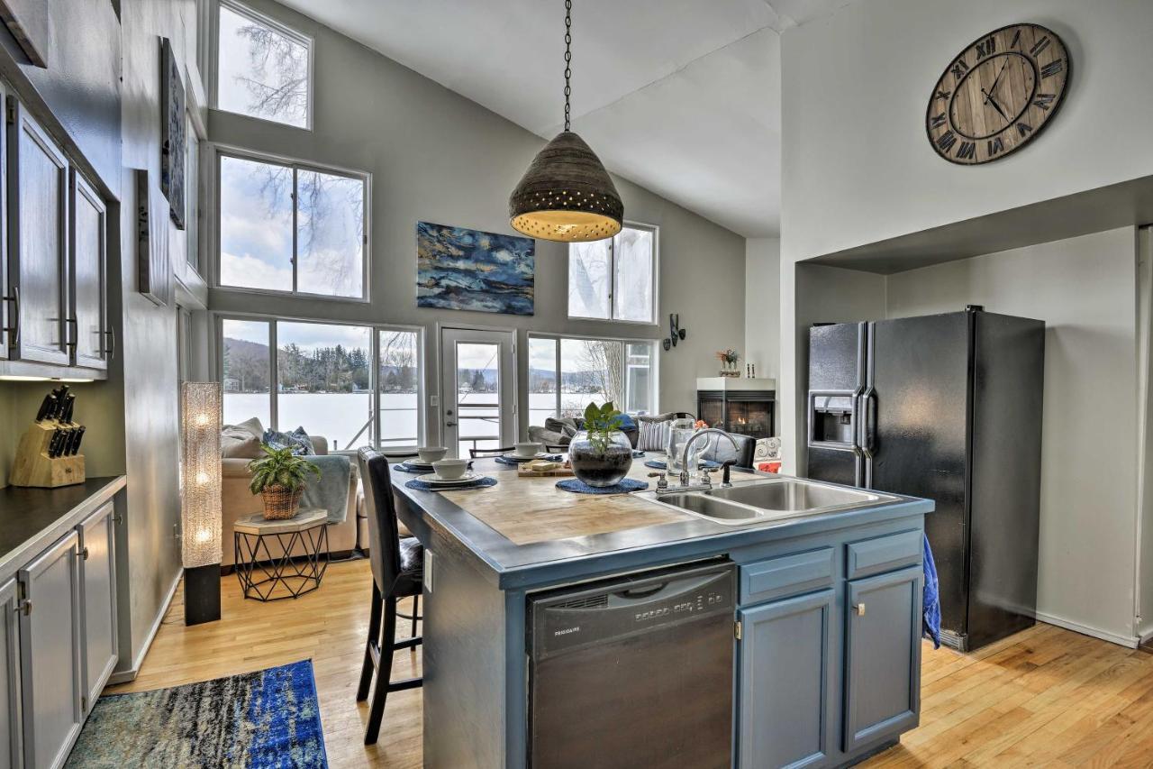 Waterfront Deruyter Home With Private Dock! New Woodstock Exterior foto