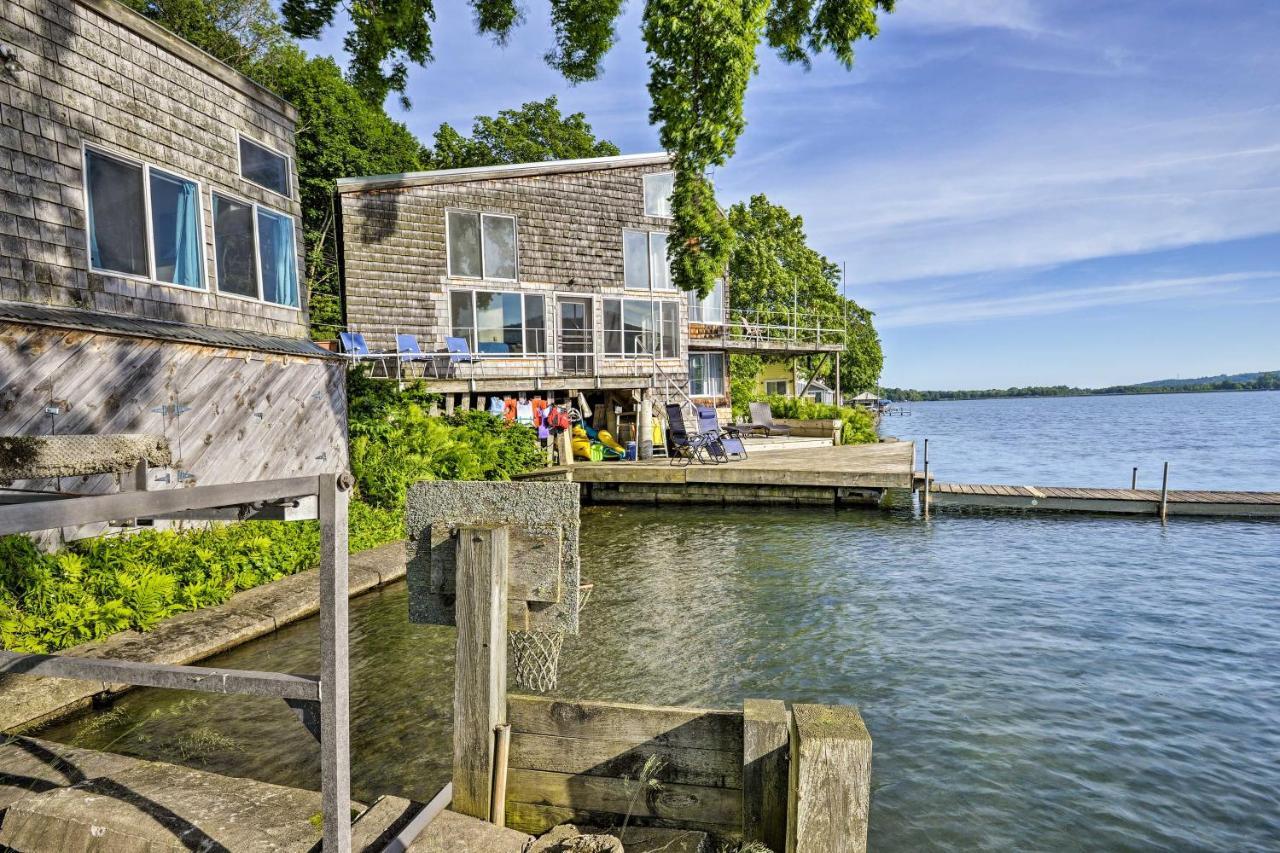 Waterfront Deruyter Home With Private Dock! New Woodstock Exterior foto