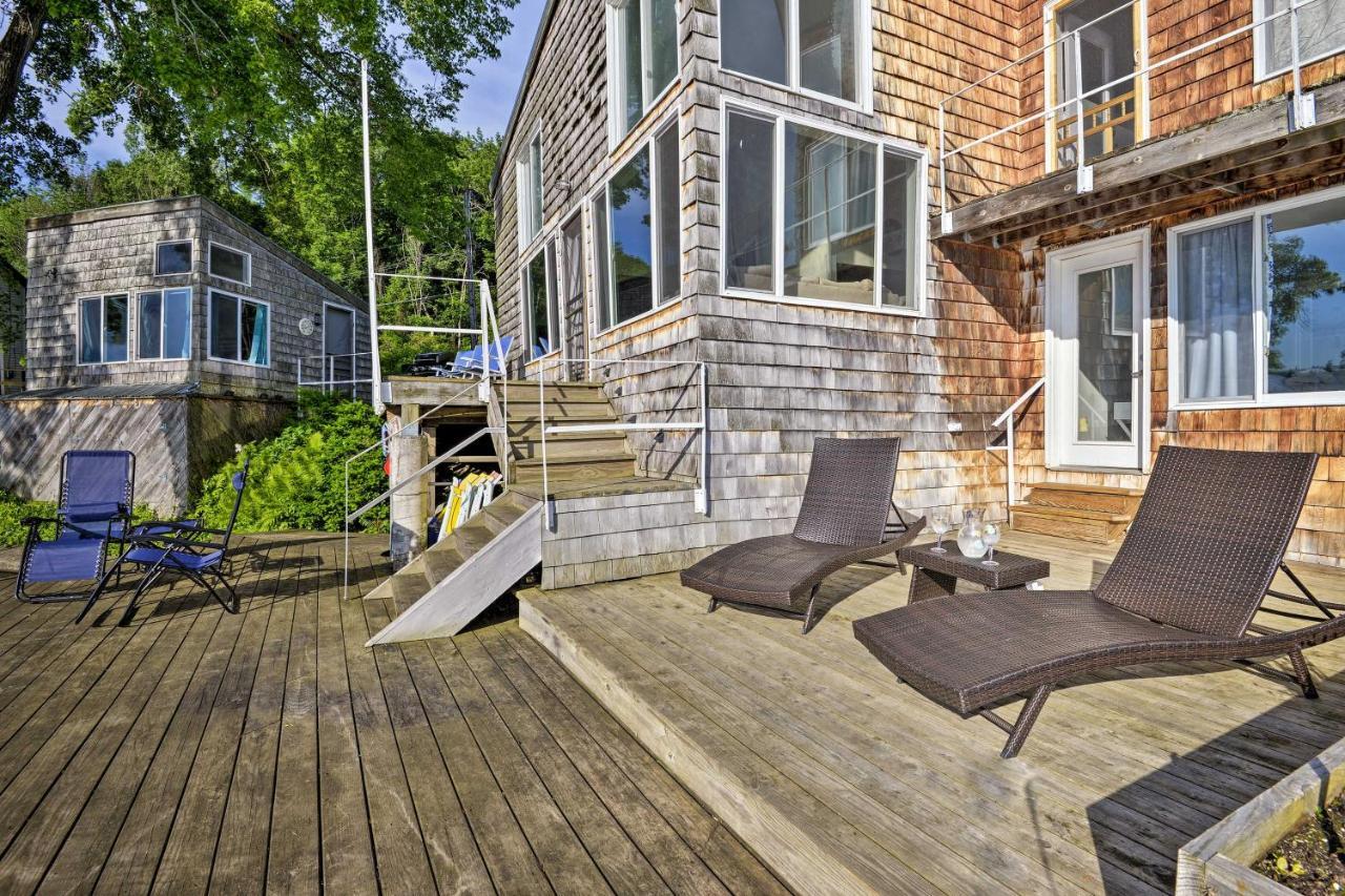 Waterfront Deruyter Home With Private Dock! New Woodstock Exterior foto